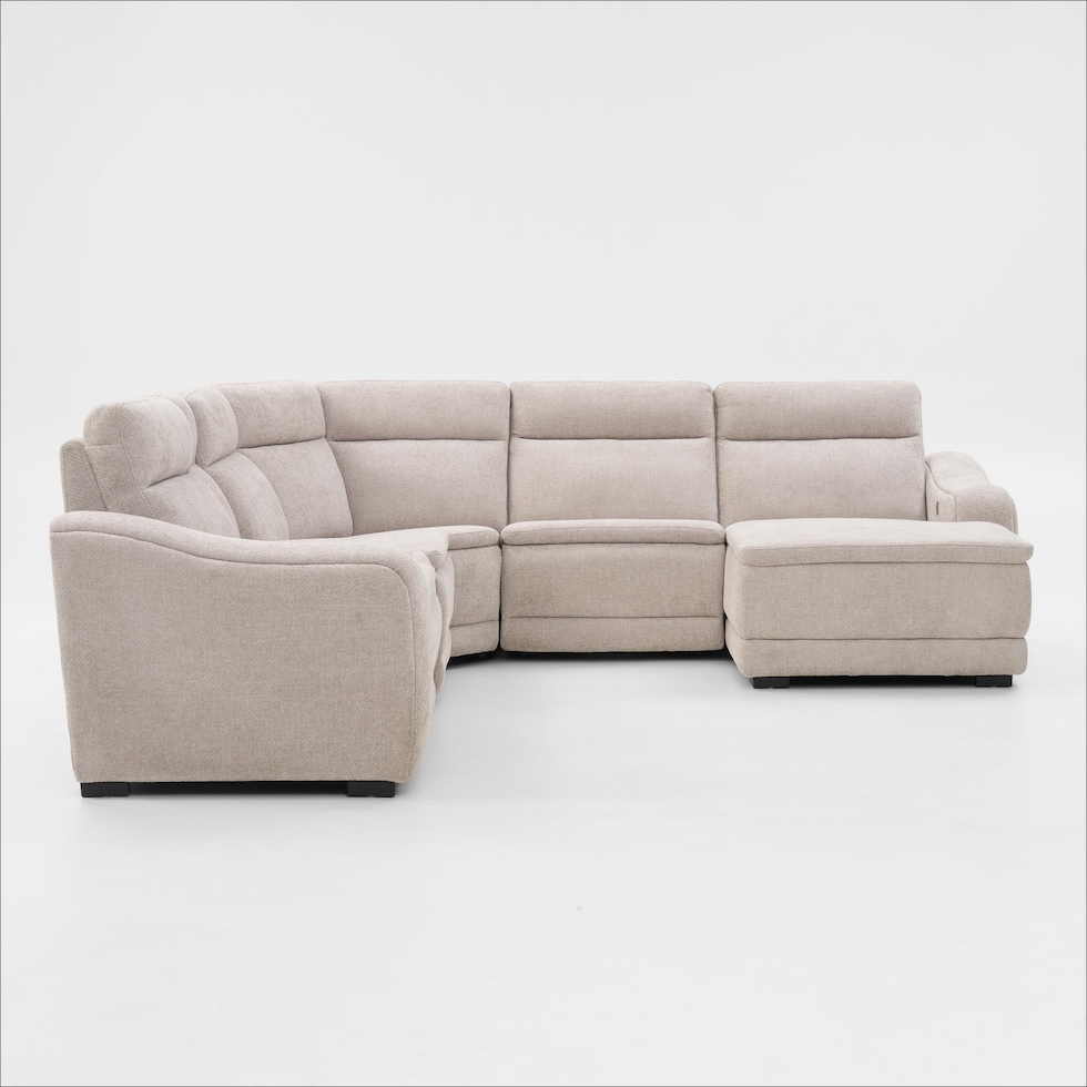 majestic neutral sectional   