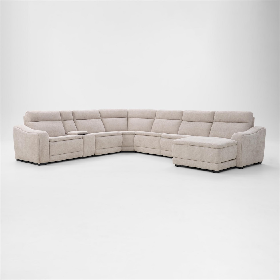 majestic neutral sectional   