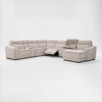 majestic neutral sectional   