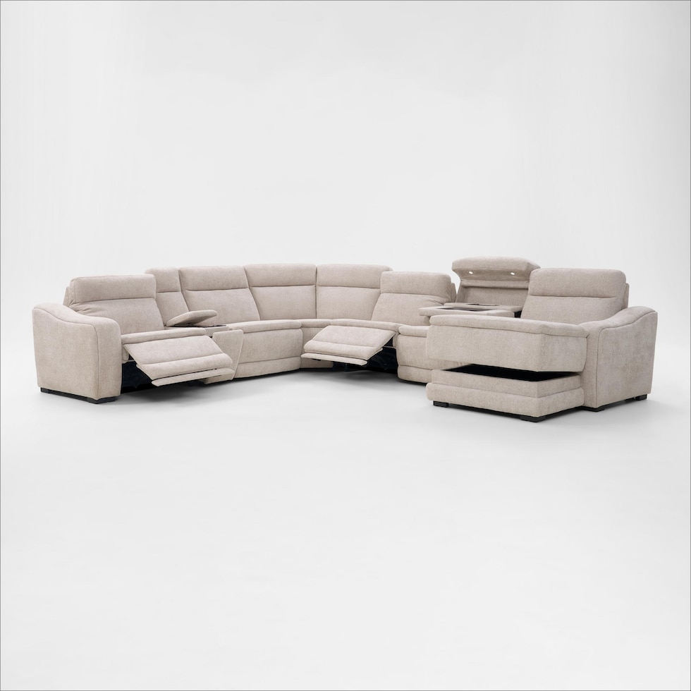 majestic neutral sectional   