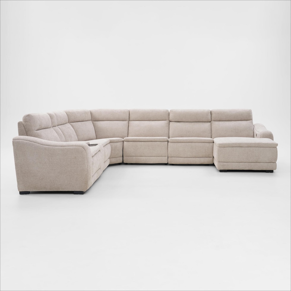 majestic neutral sectional   