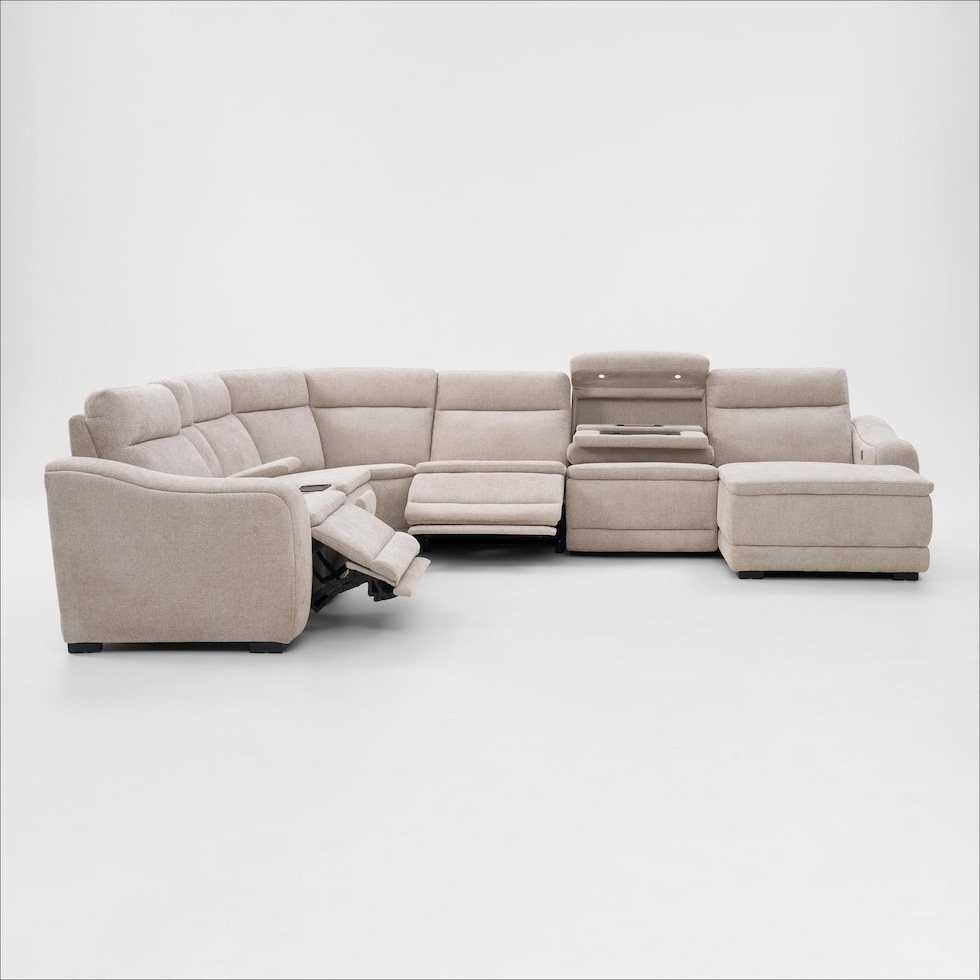majestic neutral sectional   
