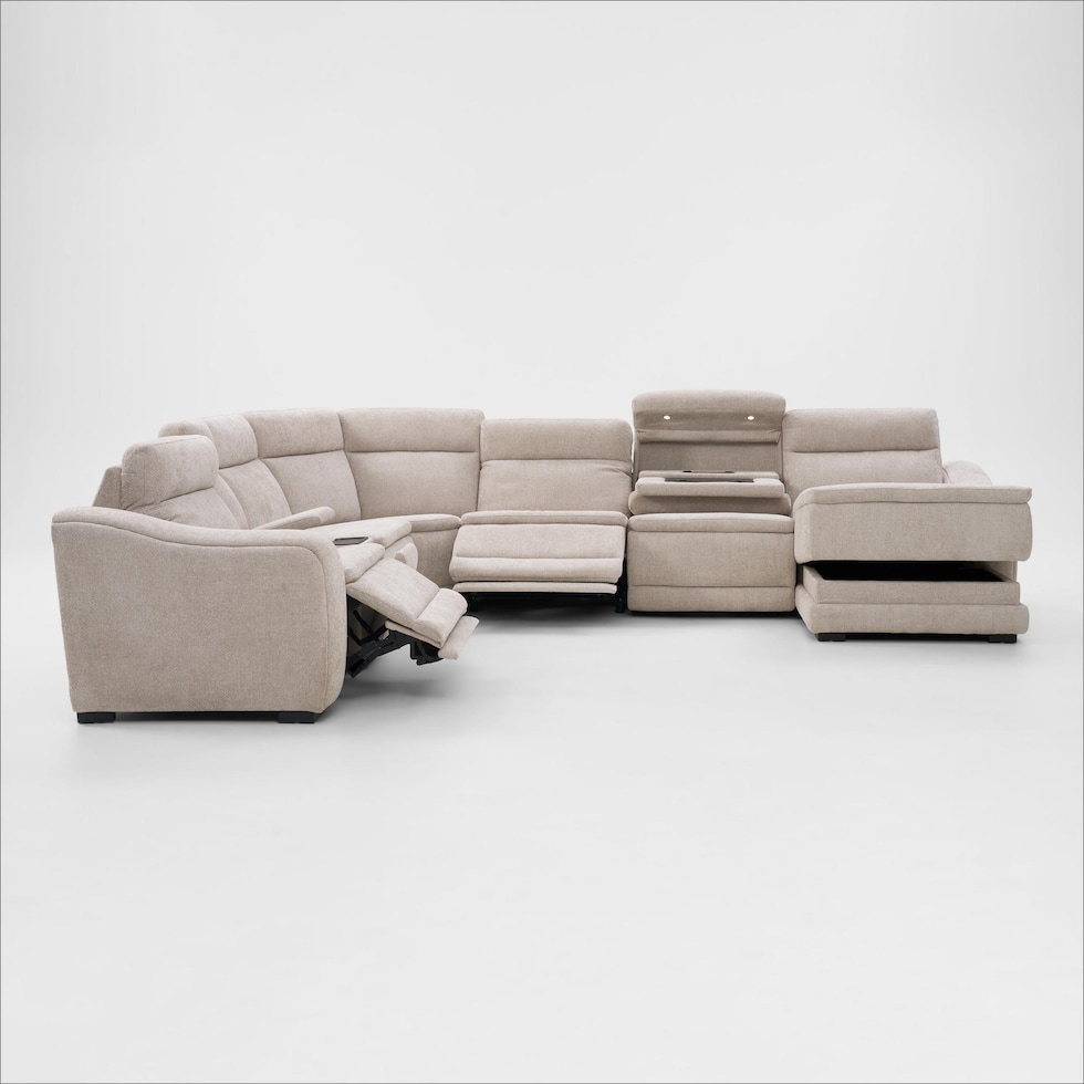 majestic neutral sectional   
