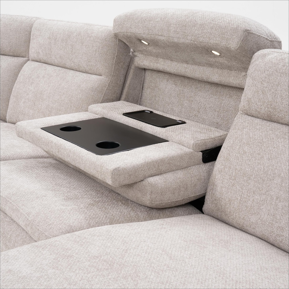 majestic neutral sectional   