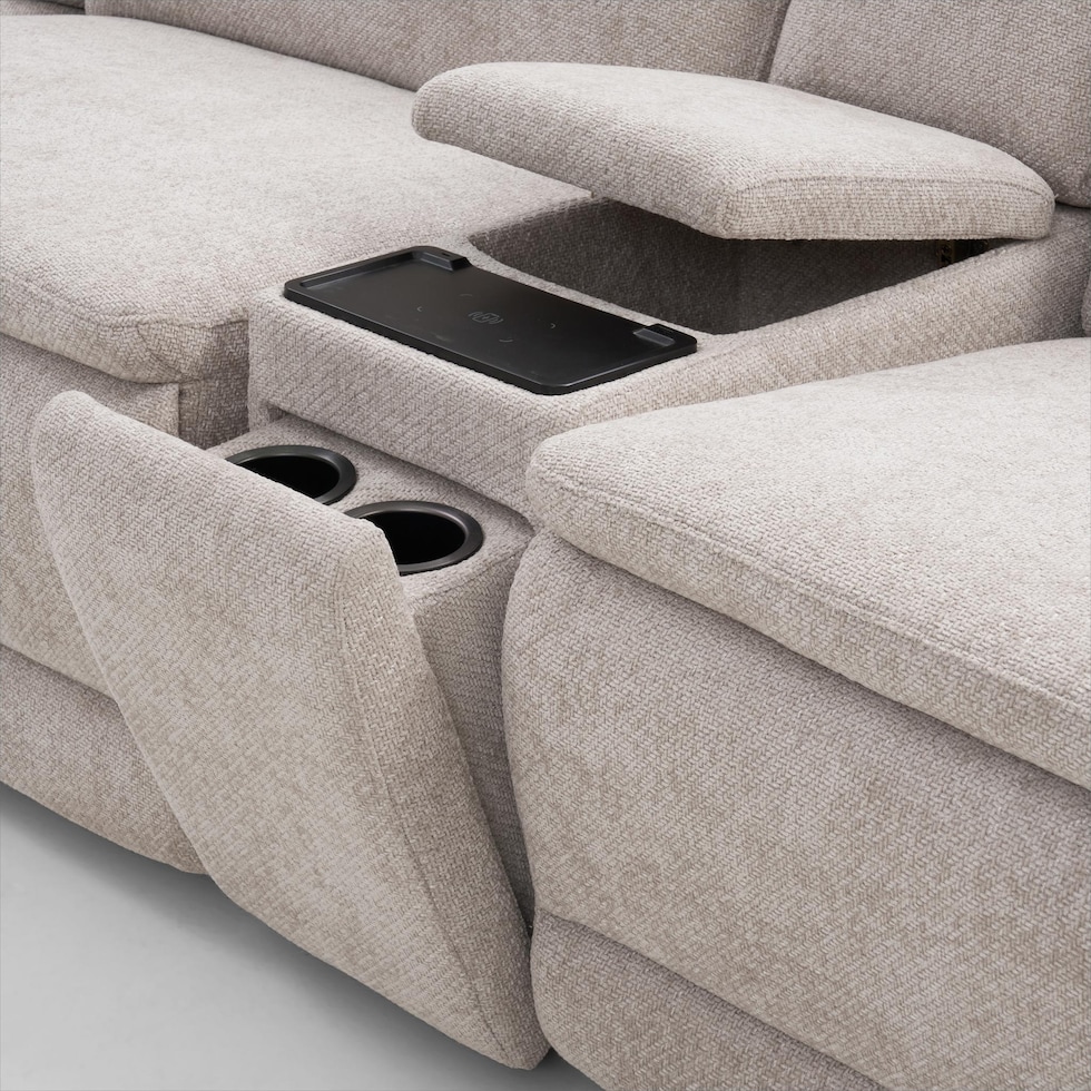 majestic neutral sectional   
