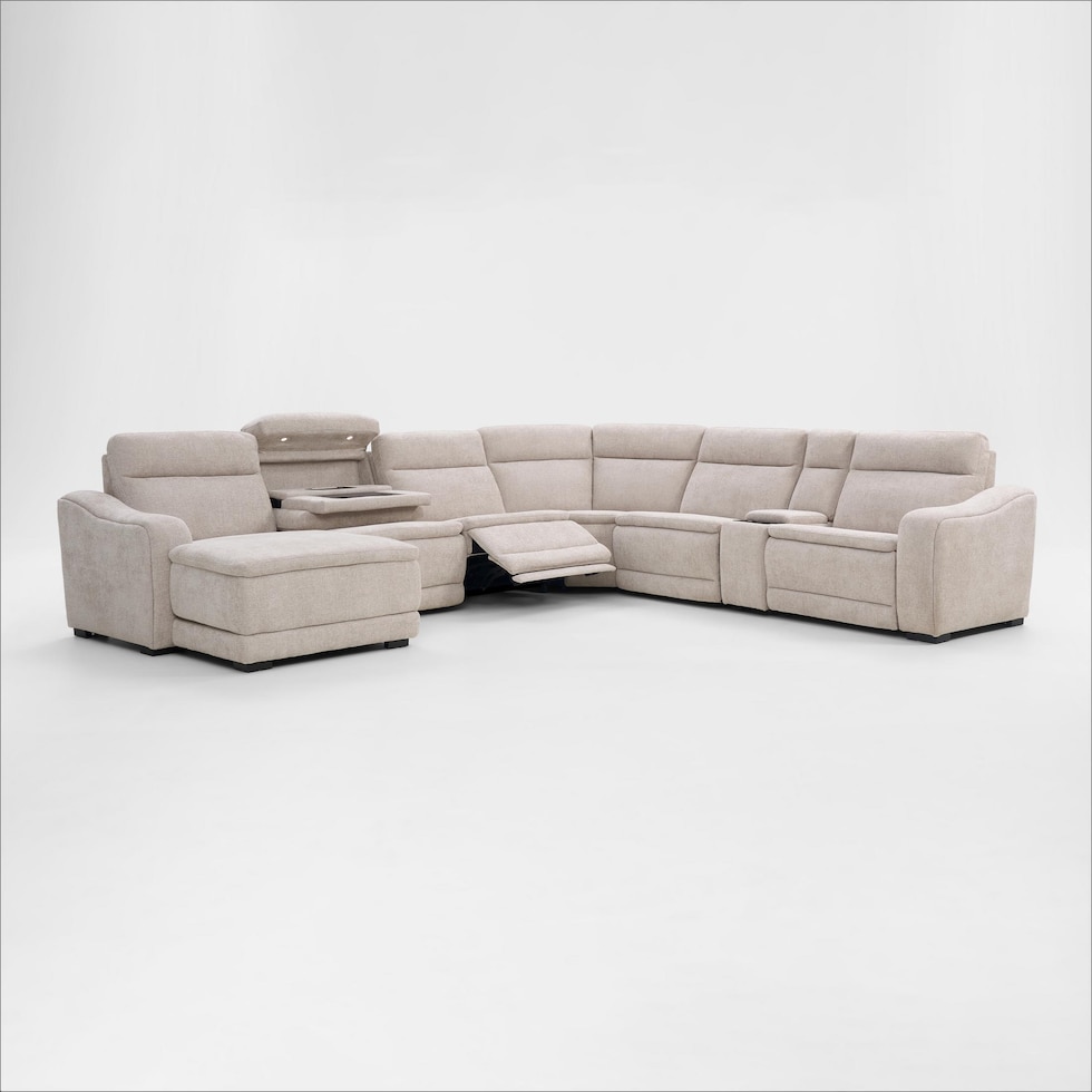 majestic neutral sectional   