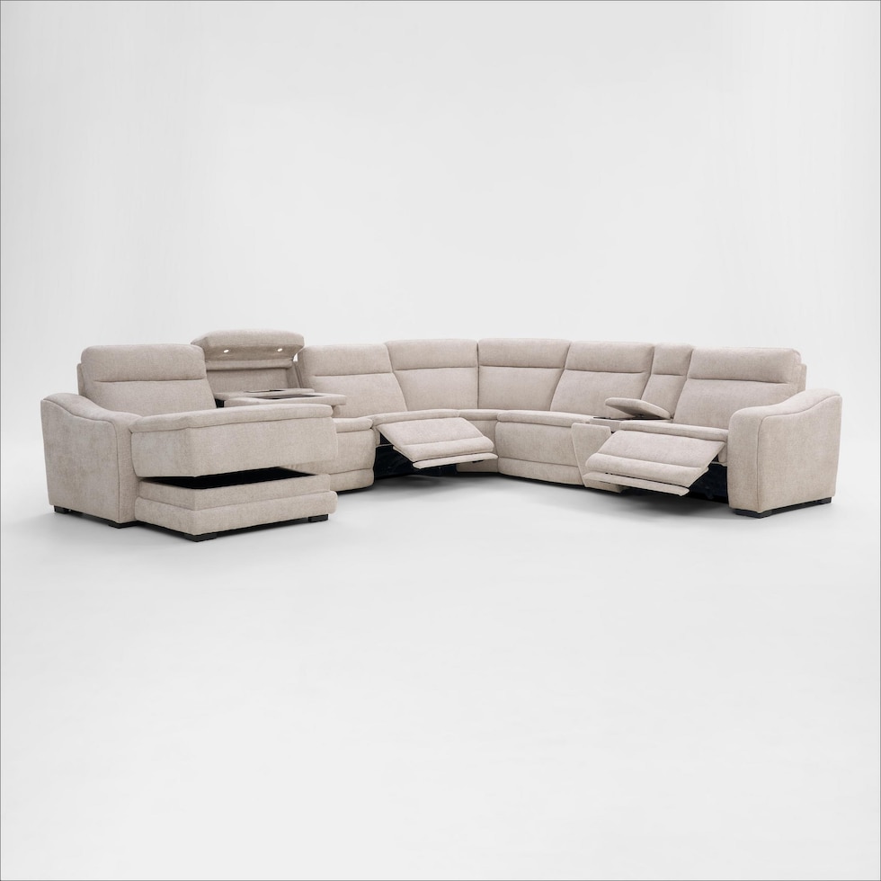 majestic neutral sectional   