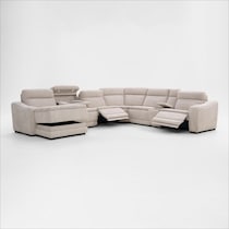 majestic neutral sectional   