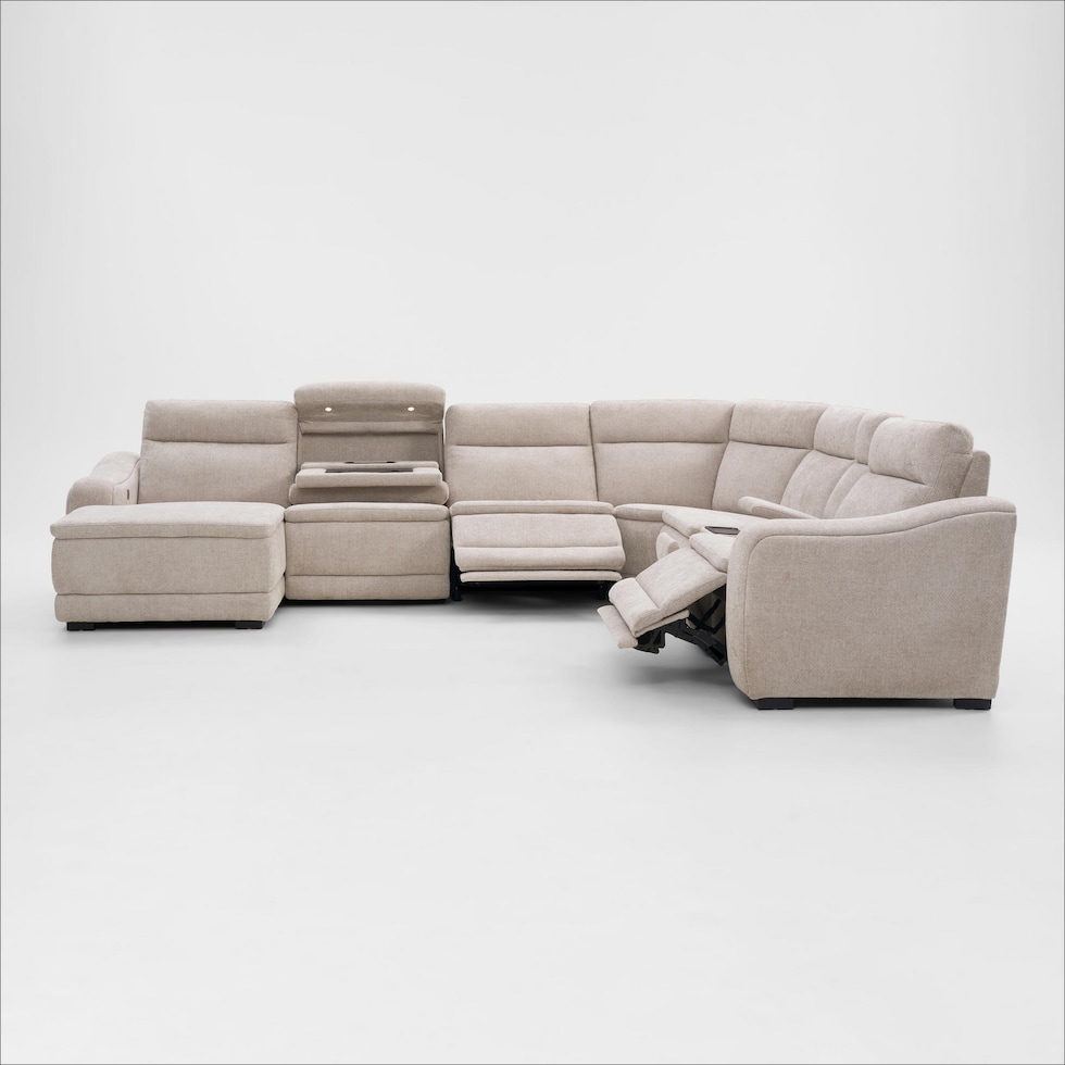 majestic neutral sectional   