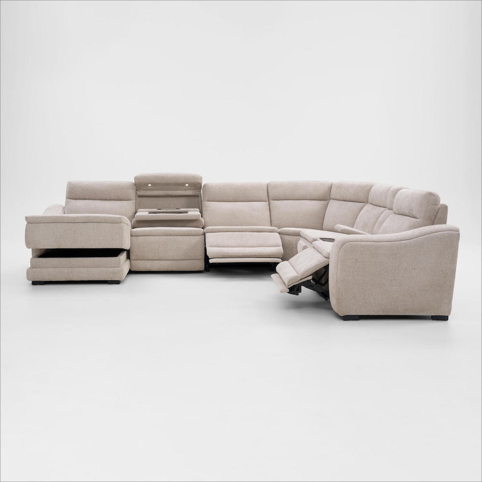 majestic neutral sectional   
