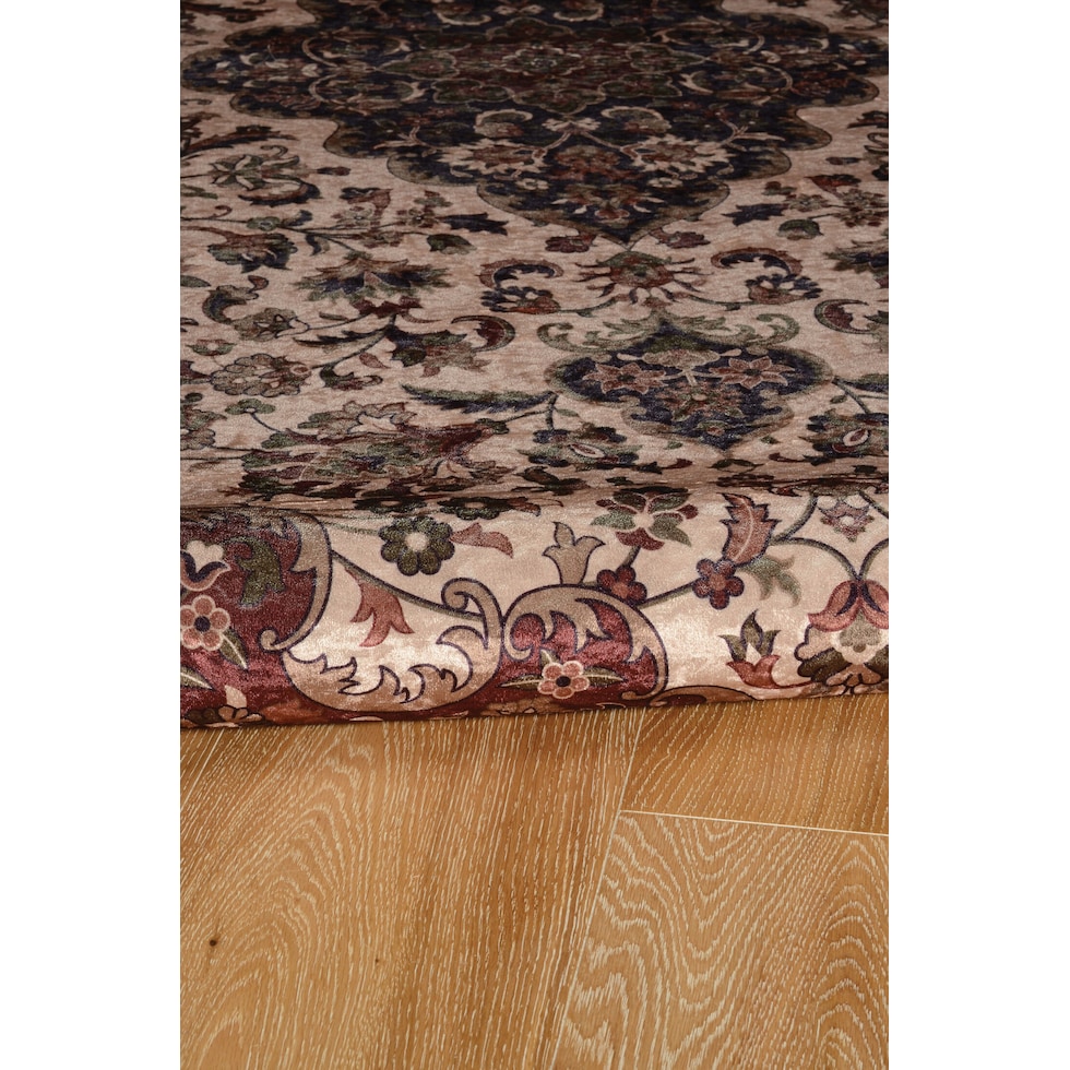 makalu cream rust area rug  x    