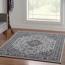 makalu gray area rug  x    