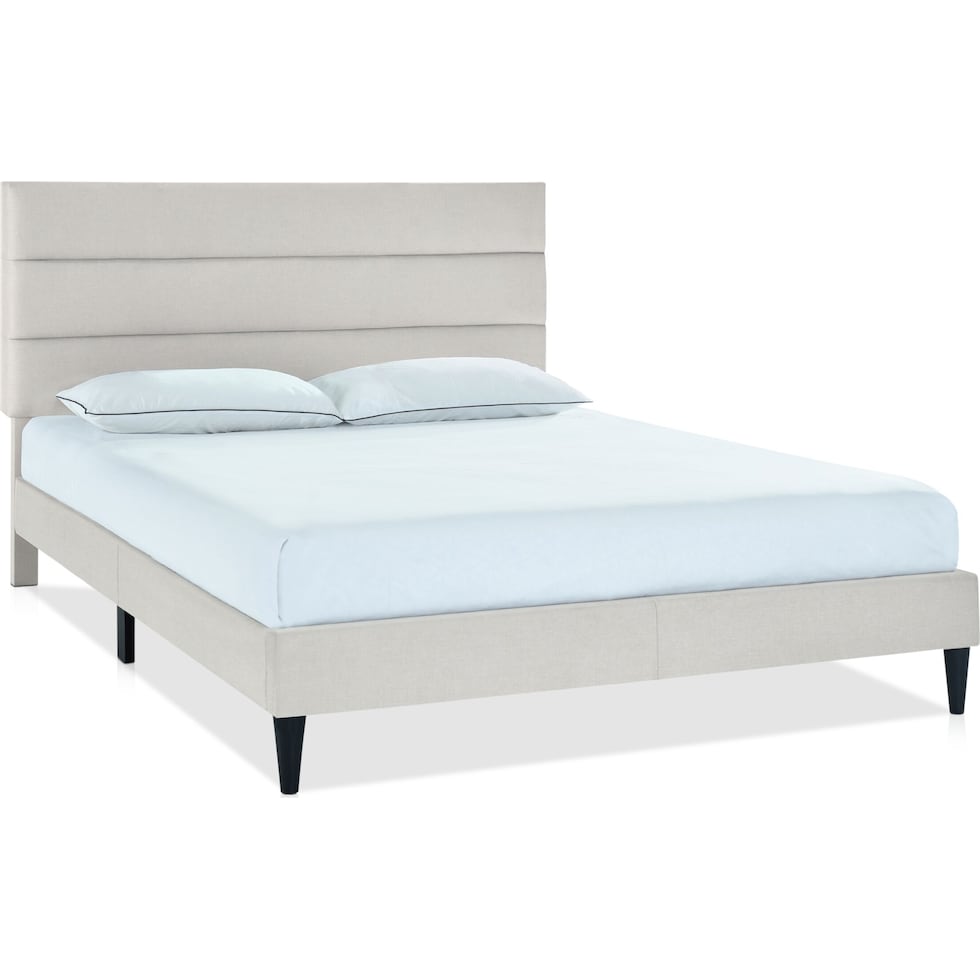 makayla gray queen bed   