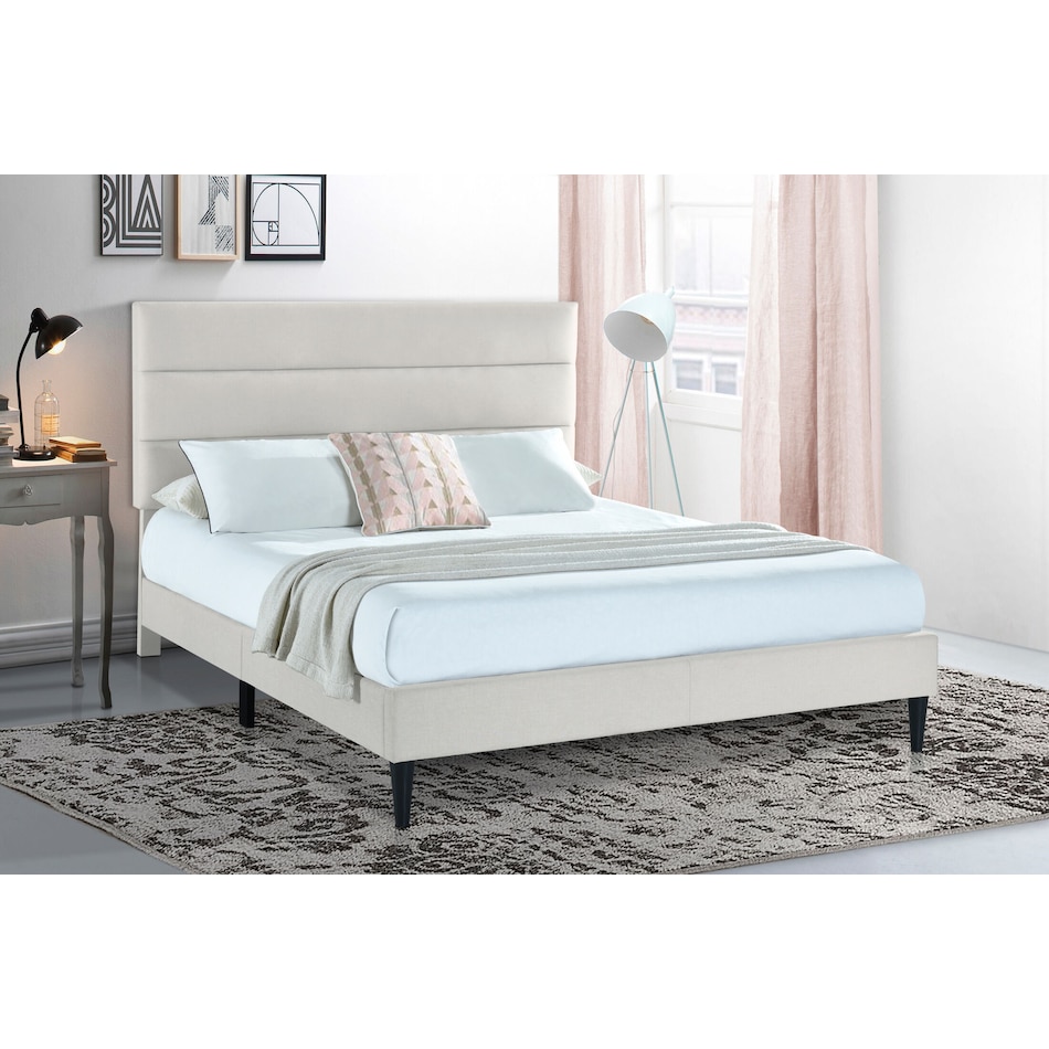 makayla gray queen bed   