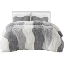 makenna gray full queen bedding set   