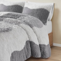 makenna gray full queen bedding set   