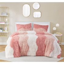 makenna pink king california king bedding set   