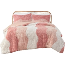 makenna pink king california king bedding set   