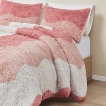 makenna pink king california king bedding set   