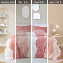 makenna pink king california king bedding set   