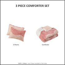 makenna pink king california king bedding set   