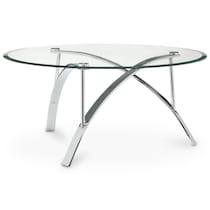 mako silver coffee table   