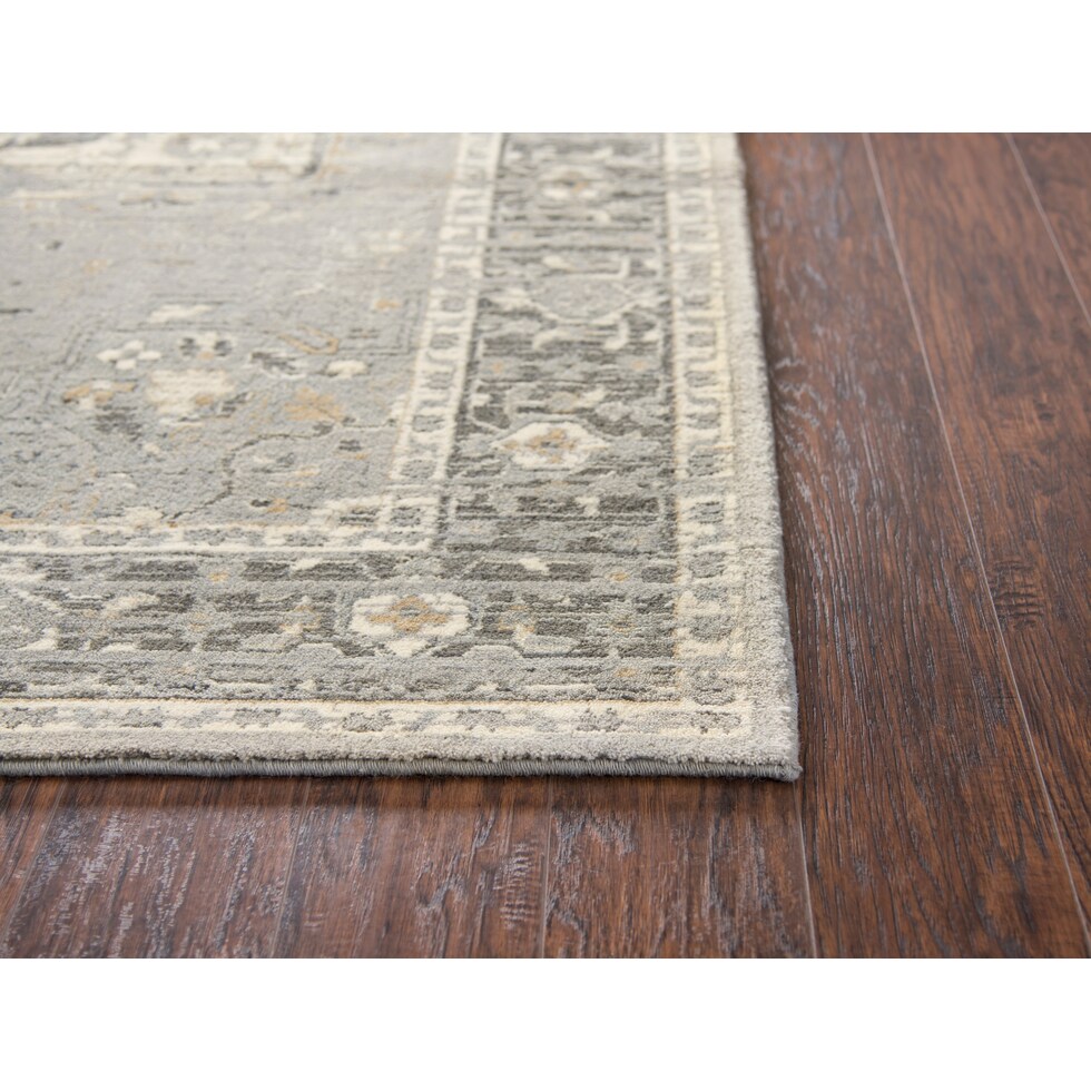 malachi gray area rug  x    