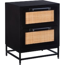 malcolm black nightstand   