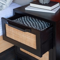 malcolm black nightstand   