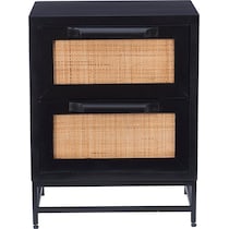 malcolm black nightstand   