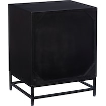 malcolm black nightstand   