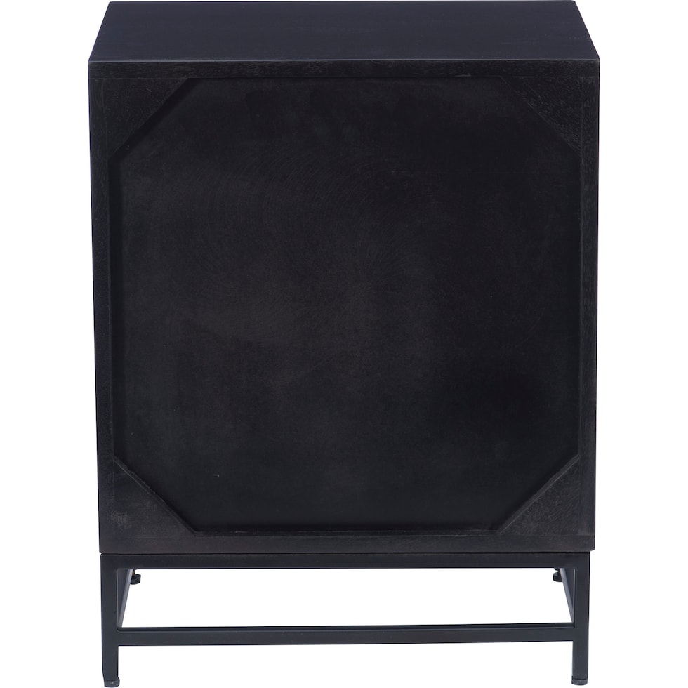 malcolm black nightstand   