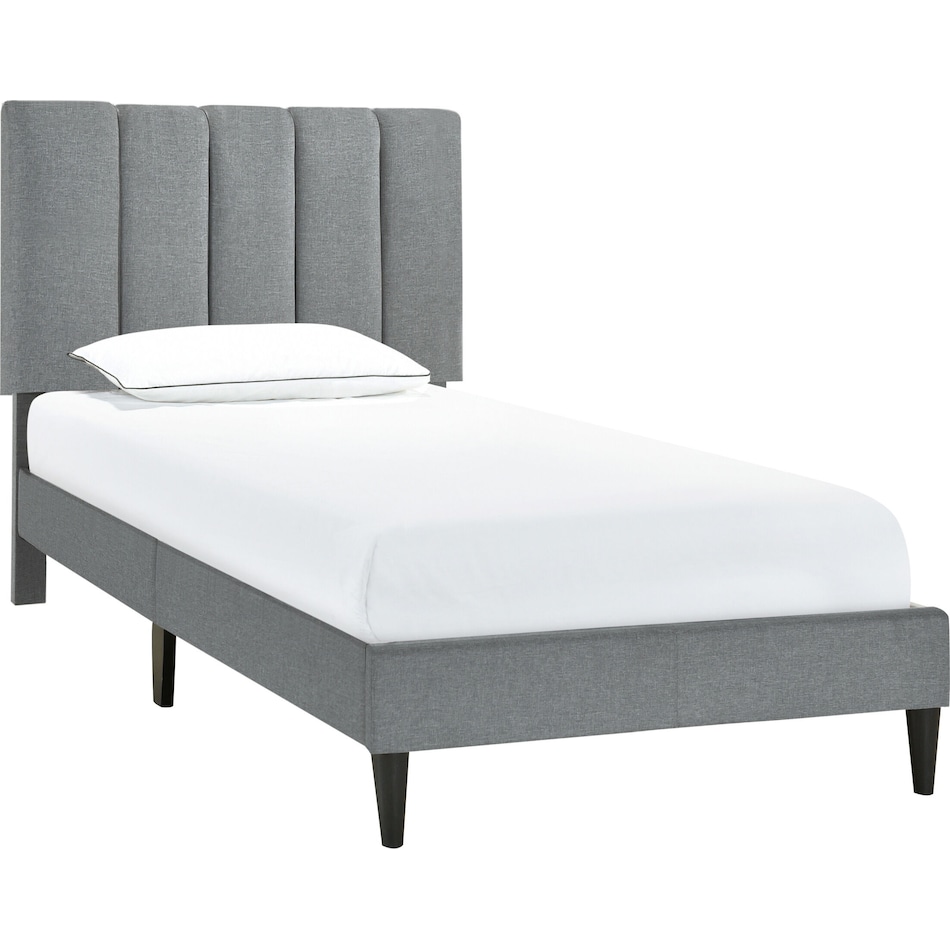 malia gray full bed   
