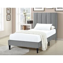 malia gray full bed   