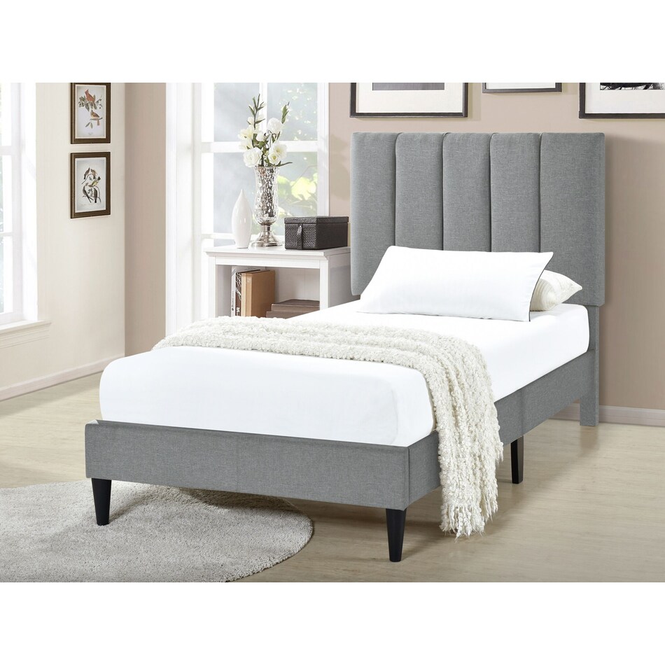 malia gray full bed   