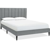 malia gray queen bed   