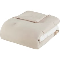 malia light brown california king bedding set   