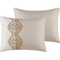malia light brown california king bedding set   