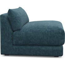 malibu blue armless chair   