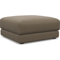 malibu dark brown ottoman   