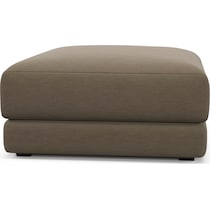 malibu dark brown ottoman   