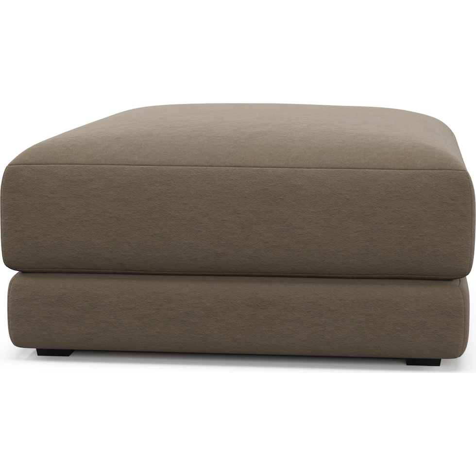 malibu dark brown ottoman   