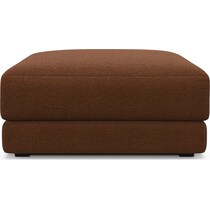 malibu dark brown ottoman   