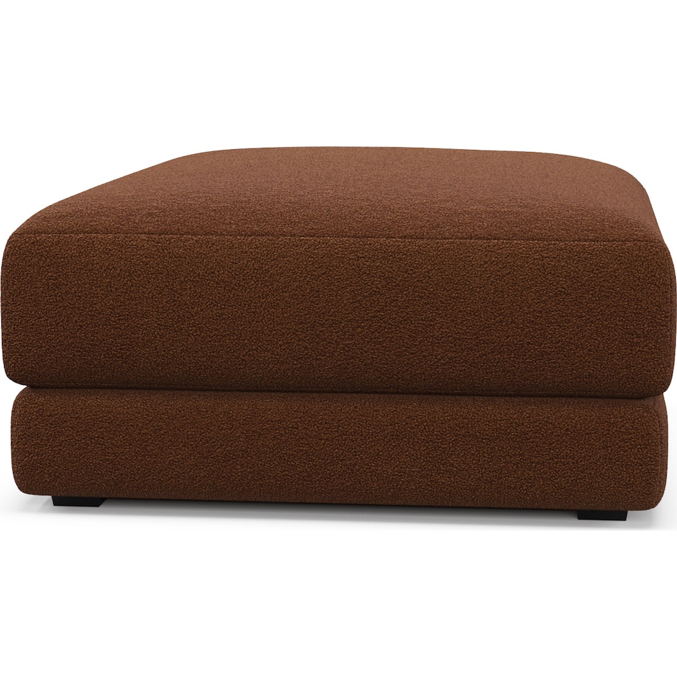 malibu dark brown ottoman   
