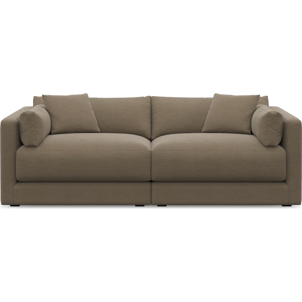 malibu dark brown sofa   