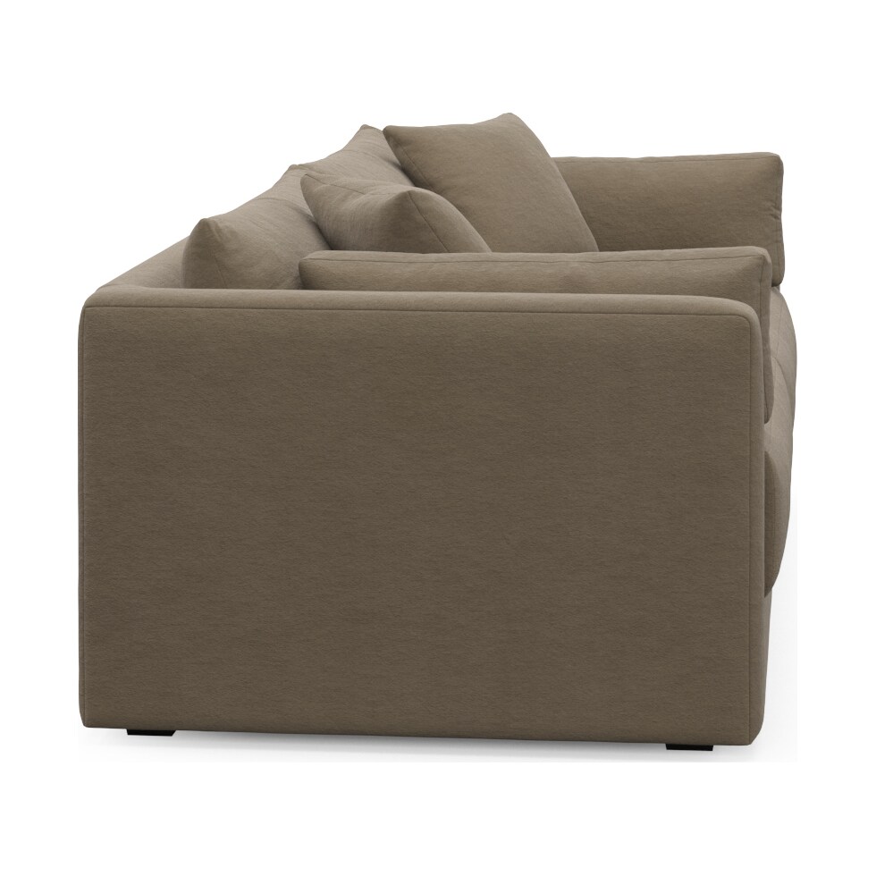 malibu dark brown sofa   