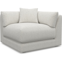 malibu gray corner chair   