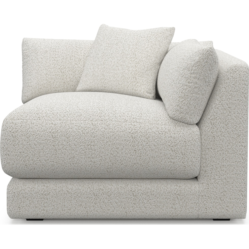 malibu gray corner chair   