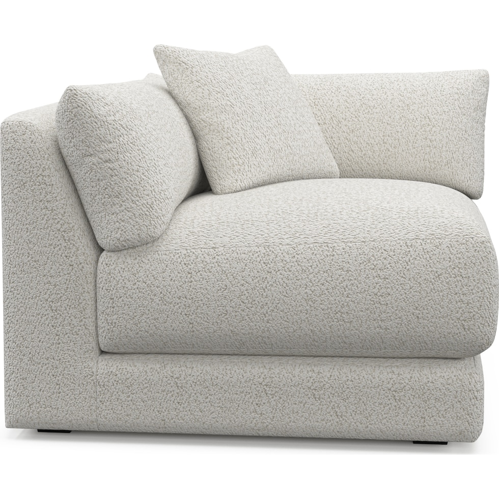 malibu gray corner chair   