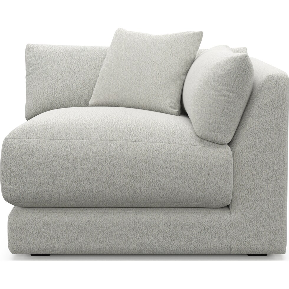 malibu gray corner chair   